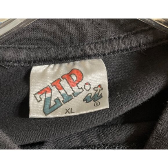 Vintage Tower Bridge London Graphic T-Shirt Black Mens Size XL Zip it - Picture 6 of 7